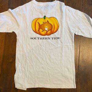 New with tags Southern Tide Youth pumpkin long sleeve Tshirt